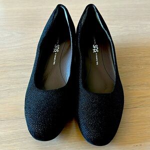 SAS Lacey - Wedge, Black, Size 9, very good condition